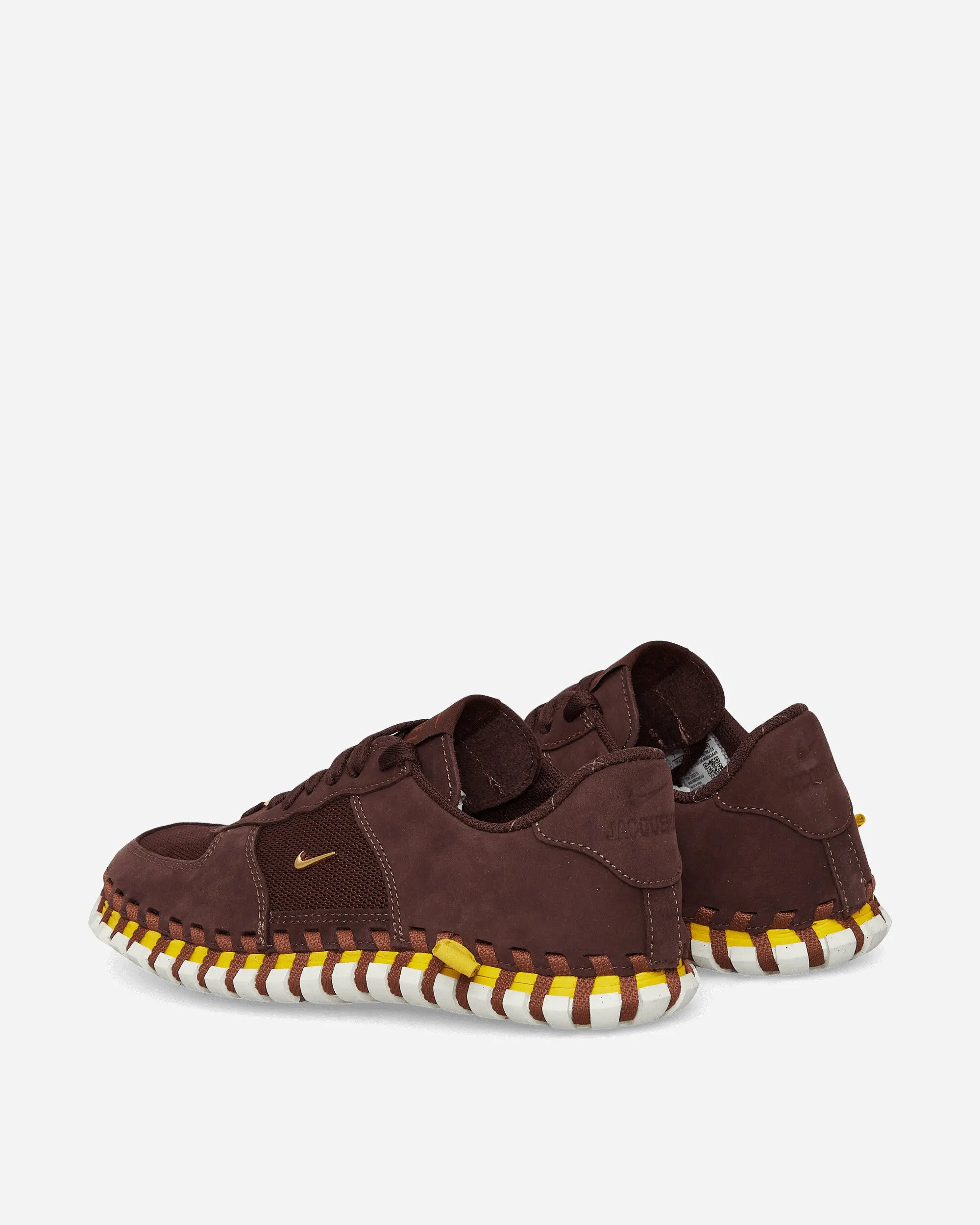 Women's JACQUEMUS J Force 1 Low LX Sneakers Earth / Metallic Gold