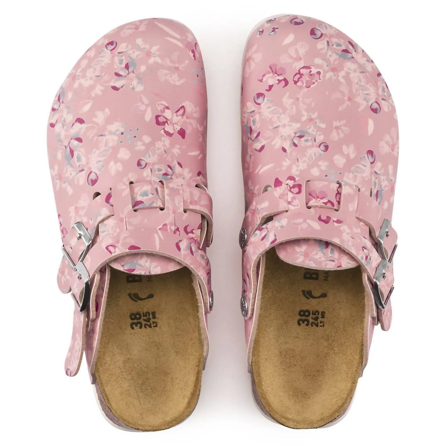 Women's Kay Professional Clog - Narrow Width In Flower Field Rose