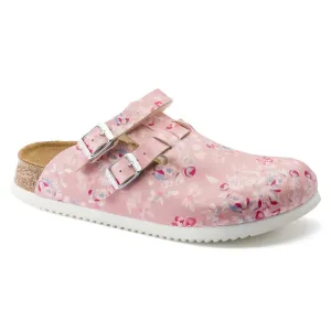 Women's Kay Professional Clog - Narrow Width In Flower Field Rose