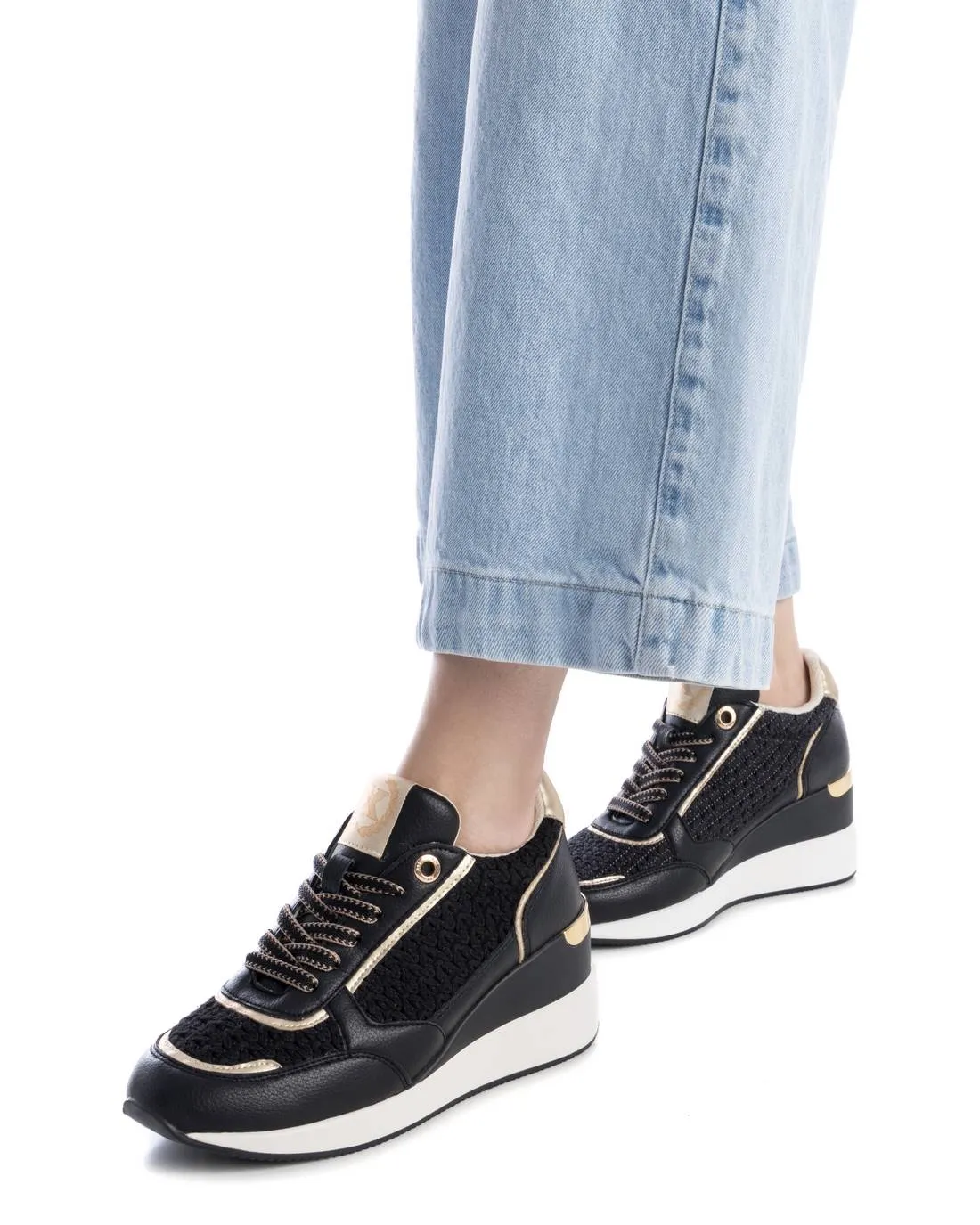 Women's Wedge Braided  Sneakers By XTI